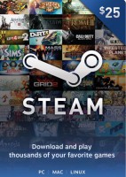 Steam Wallet $25 USD